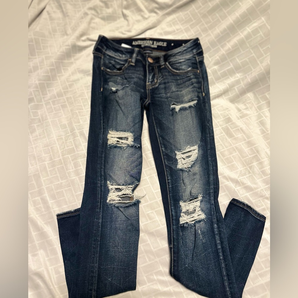 American Eagle jeans super low jegging